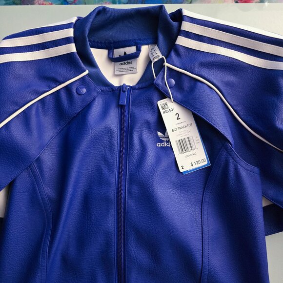 Adidas SST Versatile Track Jacket - Semi Lucid Blue- 2 - Picture 8 of 14